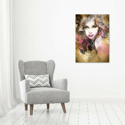 Staand foto plexiglas Abstracte vrouw