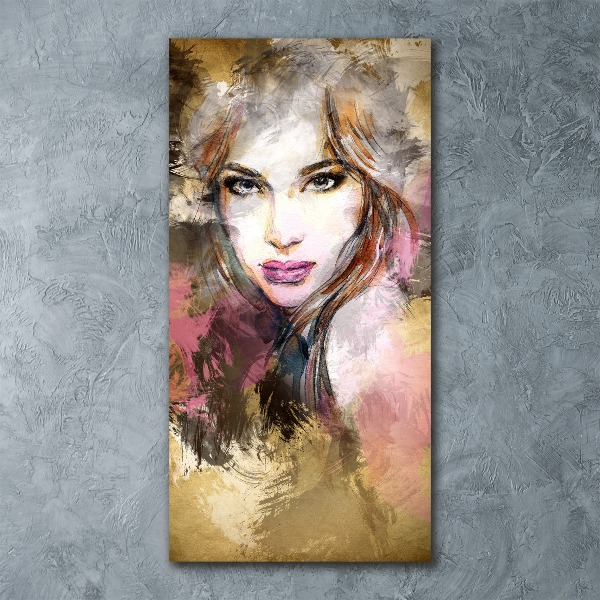 Staand foto plexiglas Abstracte vrouw