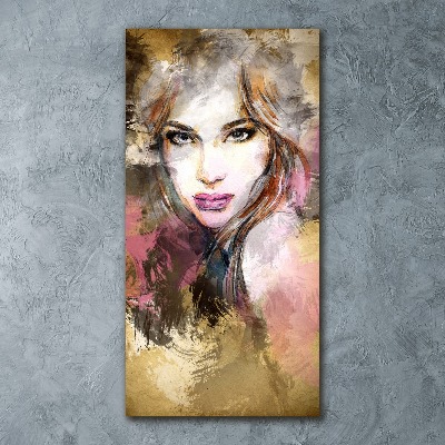 Staand foto plexiglas Abstracte vrouw
