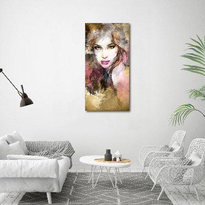 Staand foto plexiglas Abstracte vrouw