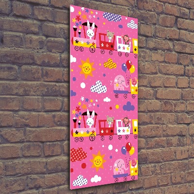 Staand foto in plexiglas Vrolijke Trein