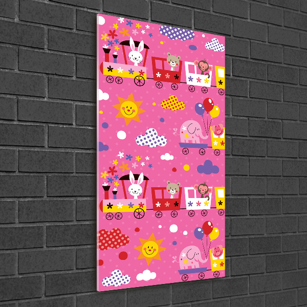 Staand foto in plexiglas Vrolijke Trein