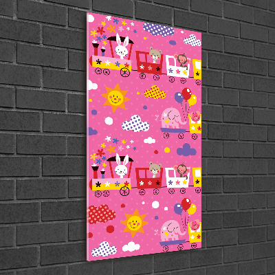 Staand foto in plexiglas Vrolijke Trein