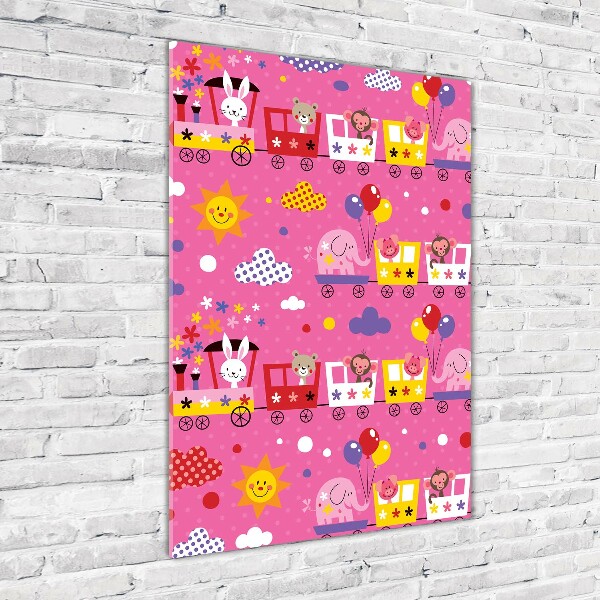 Staand foto in plexiglas Vrolijke Trein