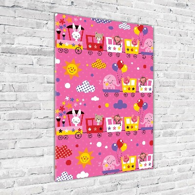 Staand foto in plexiglas Vrolijke Trein