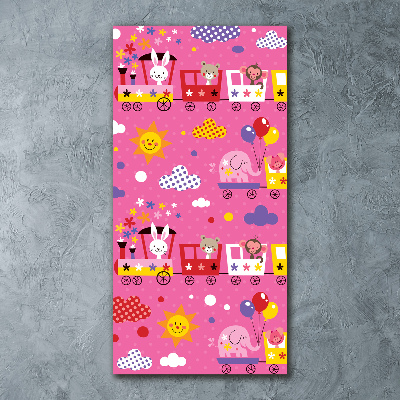 Staand foto in plexiglas Vrolijke Trein