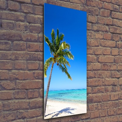 Staand plexiglas foto Tropisch strand