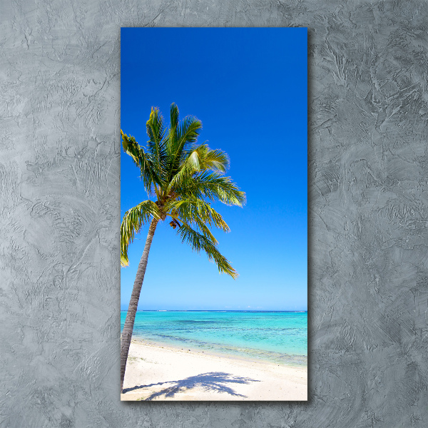 Staand plexiglas foto Tropisch strand