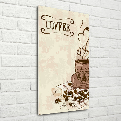 Staand foto op plexiglas Aromatische koffie