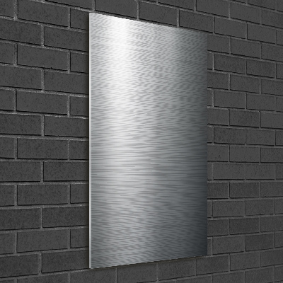 Staand foto in plexiglas Metalen achtergrond