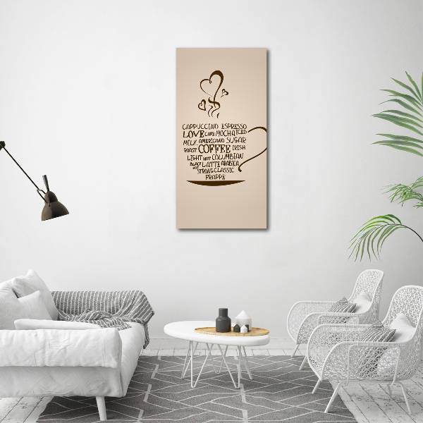 Staand plexiglas foto Een kopje koffie