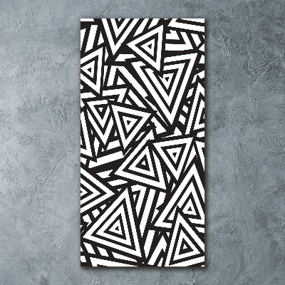 Staand foto in plexiglas Achtergrond met driehoeken