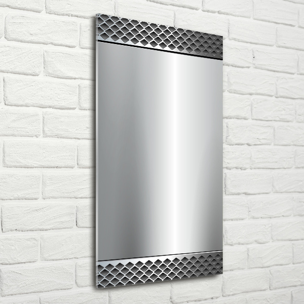 Staand foto op plexiglas Metalen achtergrond