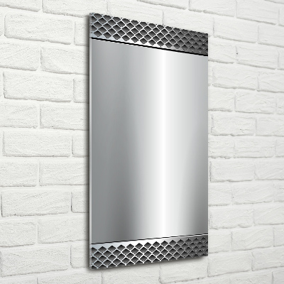 Staand foto op plexiglas Metalen achtergrond