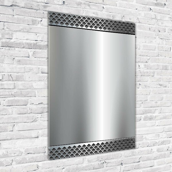 Staand foto op plexiglas Metalen achtergrond