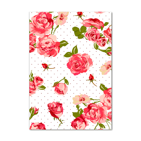 Staand foto in plexiglas Wilde rozen