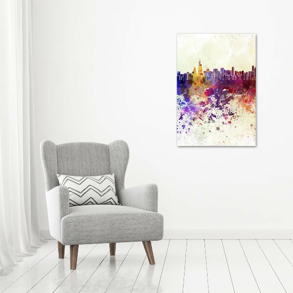 Staand foto in plexiglas Kleurrijk Chicago