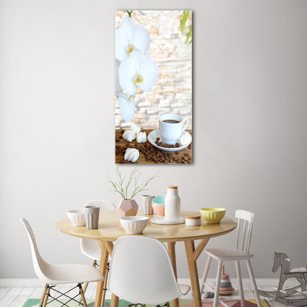 Staand foto in plexiglas Een kopje koffie