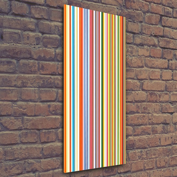 Staand foto plexiglas Kleurrijke strepen