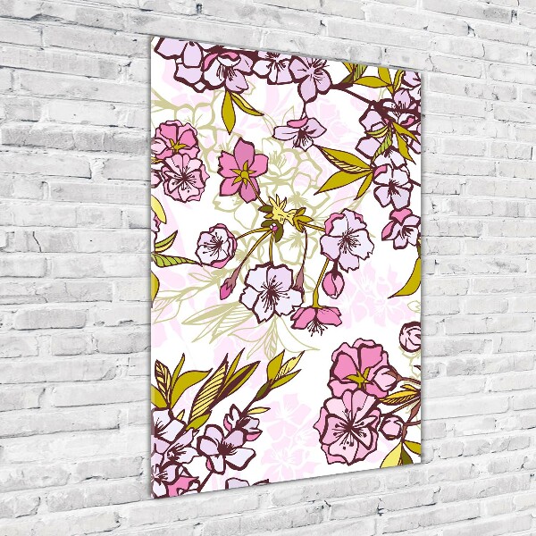 Staand foto op plexiglas Kersenbloesems