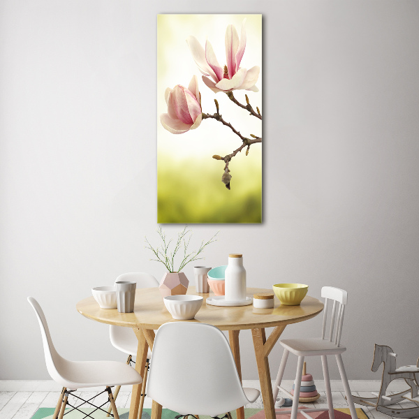 Staand foto op plexiglas Magnolia bloemen