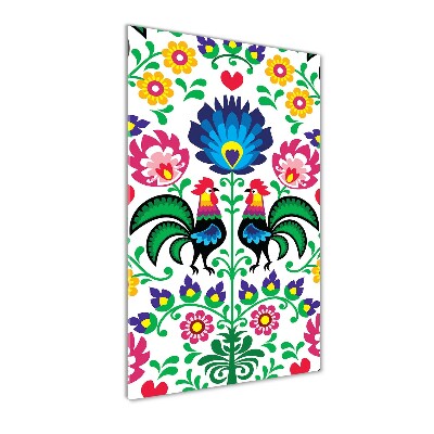 Fotoobraz na ścianę szkło akrylowe pionowy Wzór etniczny