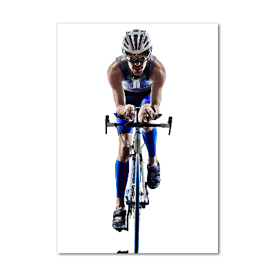 Staand plexiglas foto Fietser