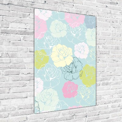 Obraz zdjęcie akryl pionowy Róże