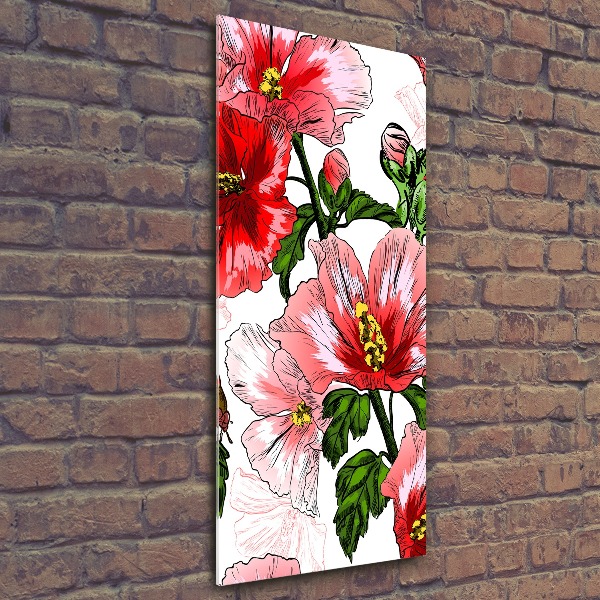 Staand foto op plexiglas Hibiscus