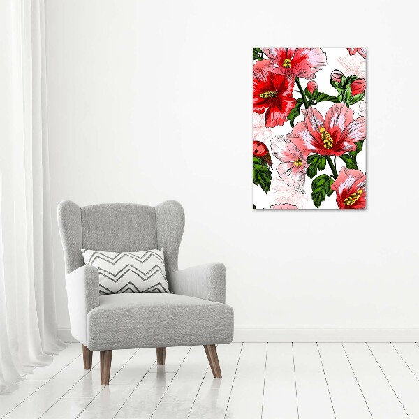 Staand foto op plexiglas Hibiscus