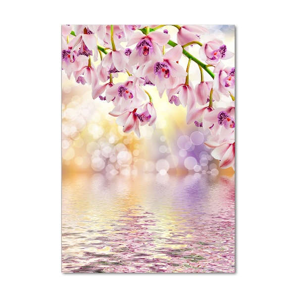Obraz zdjęcie szkło akryl pionowy Orchidea