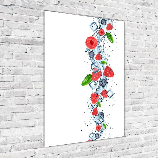 Staand foto in plexiglas Bosvruchten en ijs