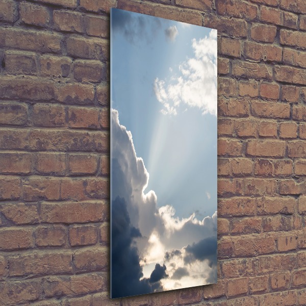 Staand foto in plexiglas Wolken aan de hemel