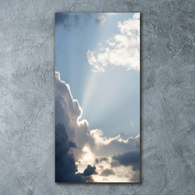 Staand foto in plexiglas Wolken aan de hemel