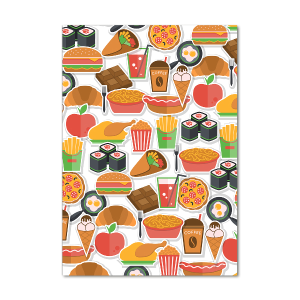 Staand foto in plexiglas Fastfood