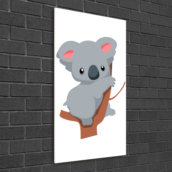 Staand foto in plexiglas Panda in een boom