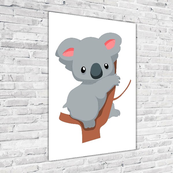 Staand foto in plexiglas Panda in een boom