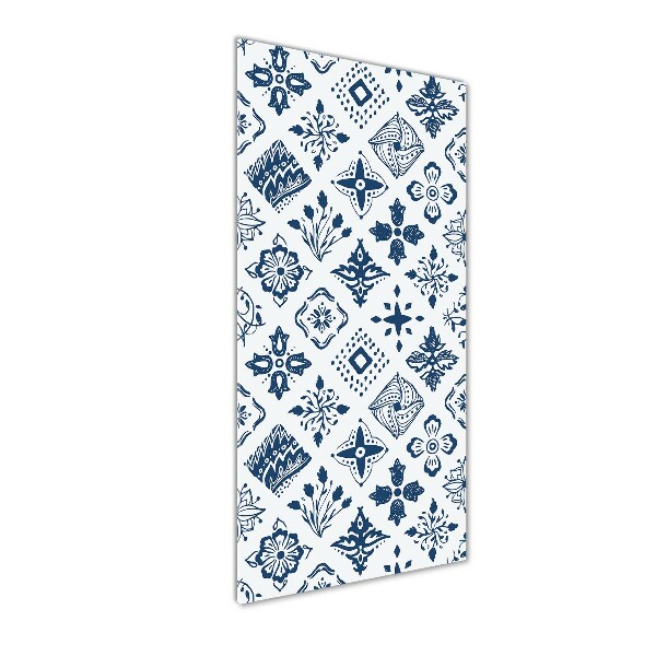 Staand plexiglas foto Bloemenpatroon