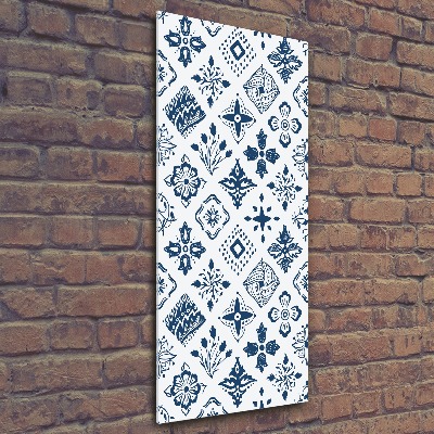 Staand plexiglas foto Bloemenpatroon