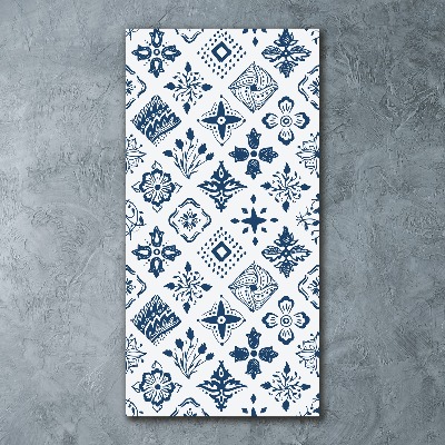 Staand plexiglas foto Bloemenpatroon