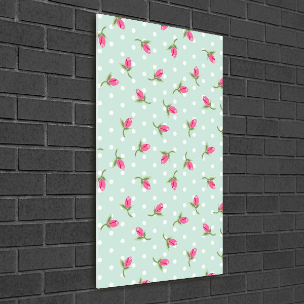 Foto obraz na ścianę akryl pionowy Róże