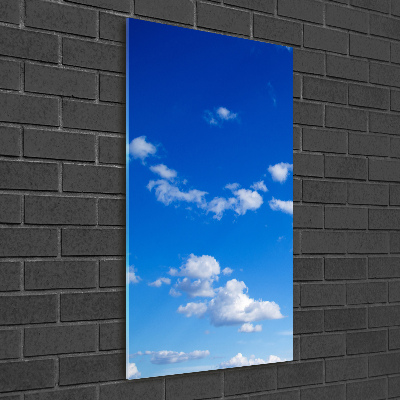 Staand plexiglas foto Wolken aan de hemel