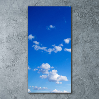 Staand plexiglas foto Wolken aan de hemel