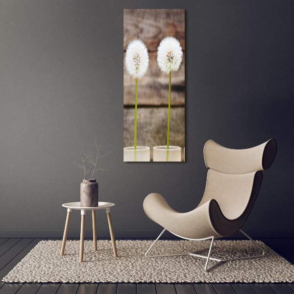 Staand plexiglas foto Paardenbloemen