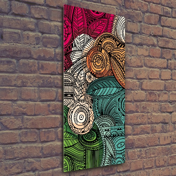 Staand foto plexiglas Abstracte veren