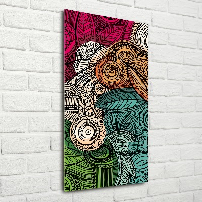 Staand foto plexiglas Abstracte veren