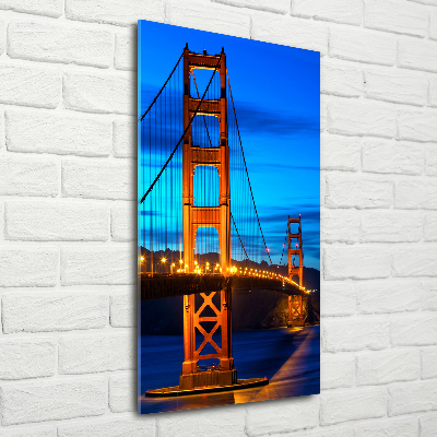 Staand foto in plexiglas San Francisco-brug