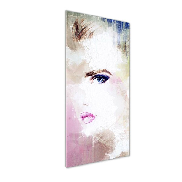 Staand foto op plexiglas Abstracte vrouw