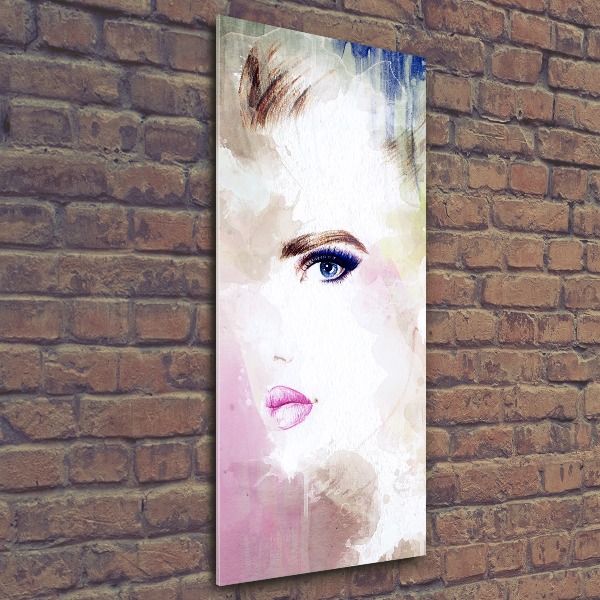 Staand foto op plexiglas Abstracte vrouw