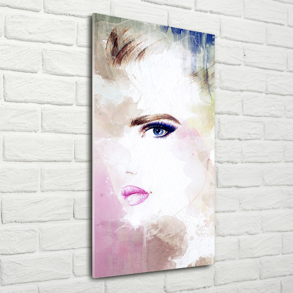 Staand foto op plexiglas Abstracte vrouw